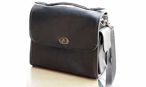 Medium Black Shoulder Bag/Handbag