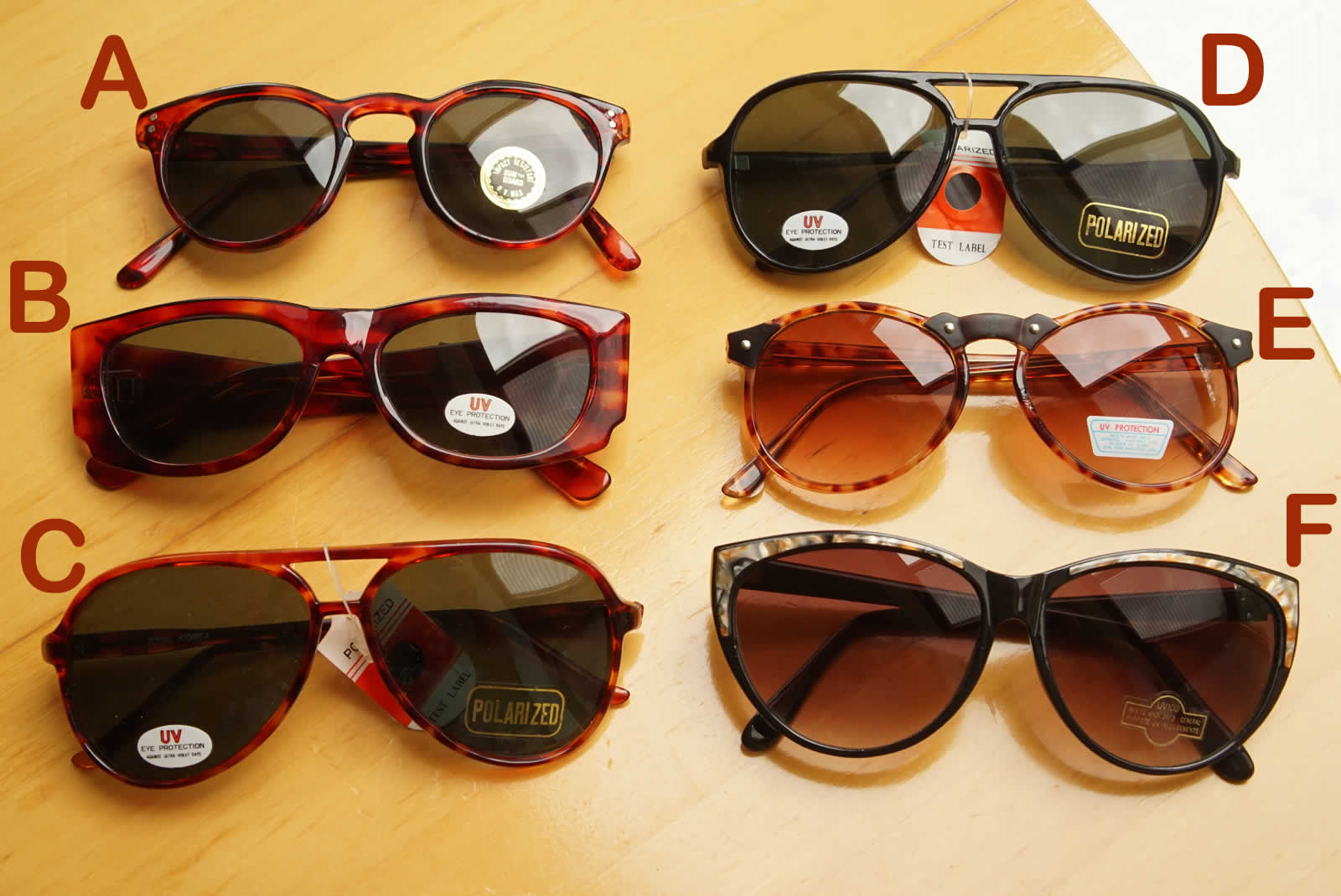 Quality sunglasses 100% UV Protection